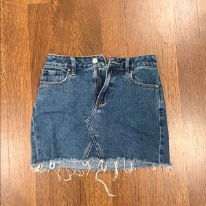 Packing Jean Skirt